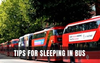 Sleeping in a Sleeper Bus
