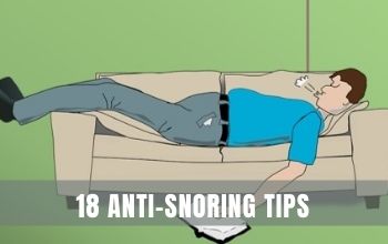 Sleeping tips for snoring remedy
