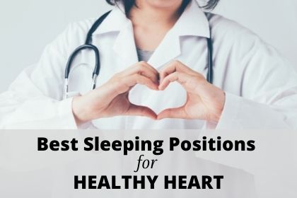 Best sleeping position for healthy heart