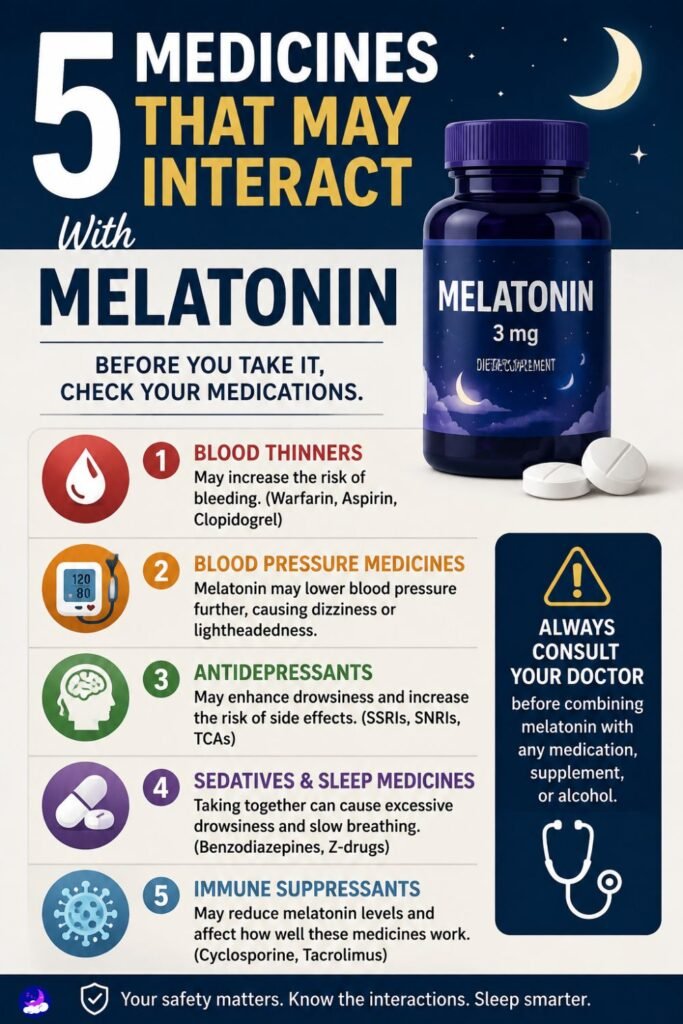 5-Medicines-That-May-Interact-With-Melatonin