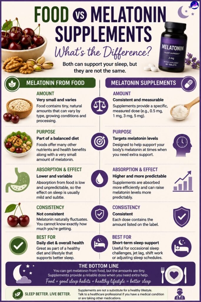Food-vs-Melatonin-supplements