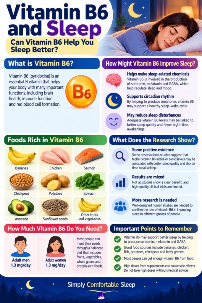Vitamin B 6 and Sleep