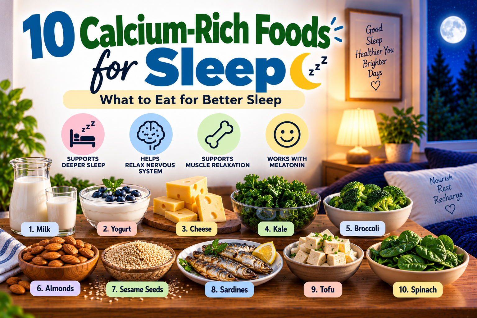 Calcium-Rich-Foods-for-Better-Sleep