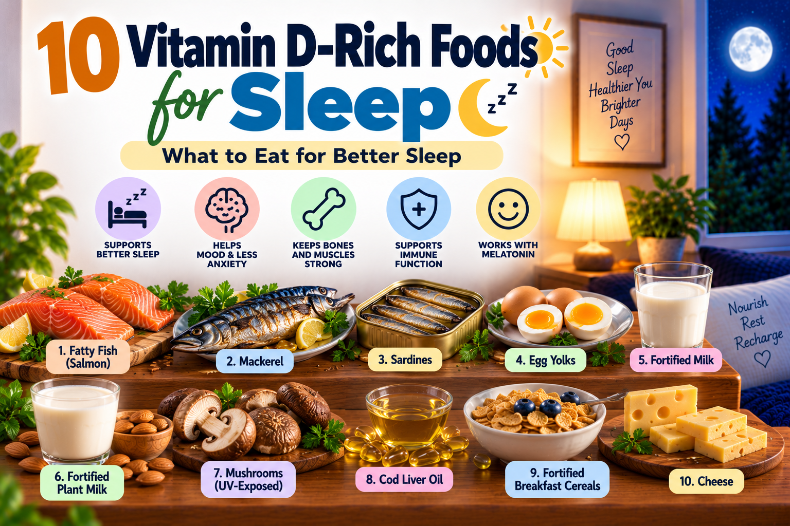 Vitamin-D-Foods-for-Better-Sleep
